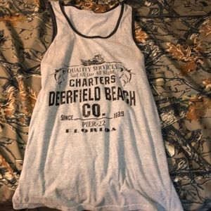 Grey muscle tank size medium